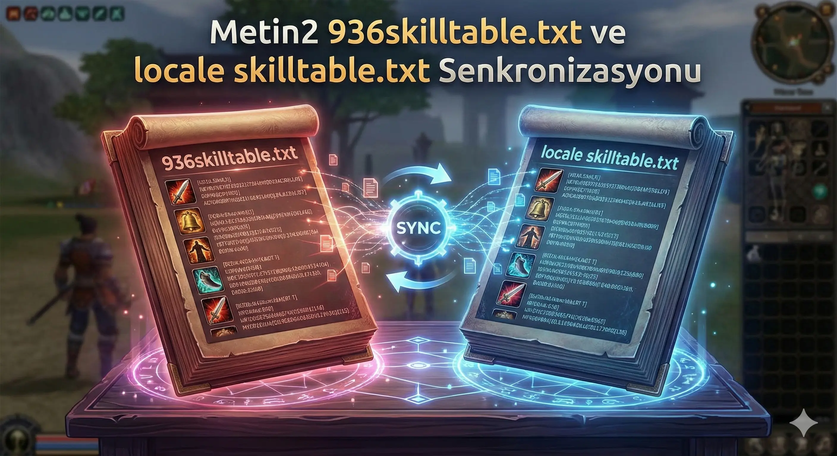 Metin2 skilltable.txt ve Server Senkronizasyonu: Görünen ve Gerçek Hasarı Eşitlemek