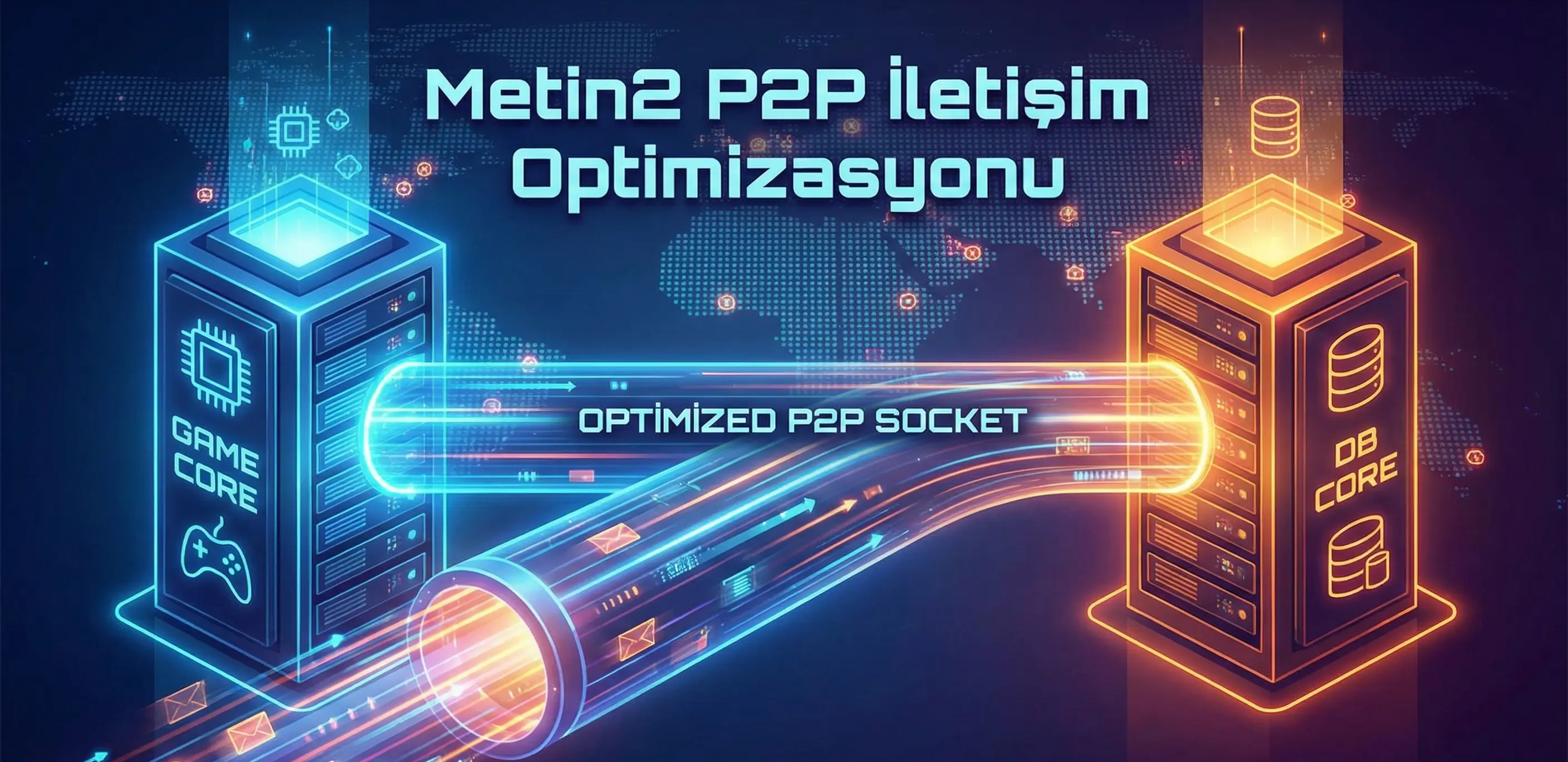 Metin2 Game Core ve DB Core Arasındaki P2P Socket İletişim Optimizasyonu
