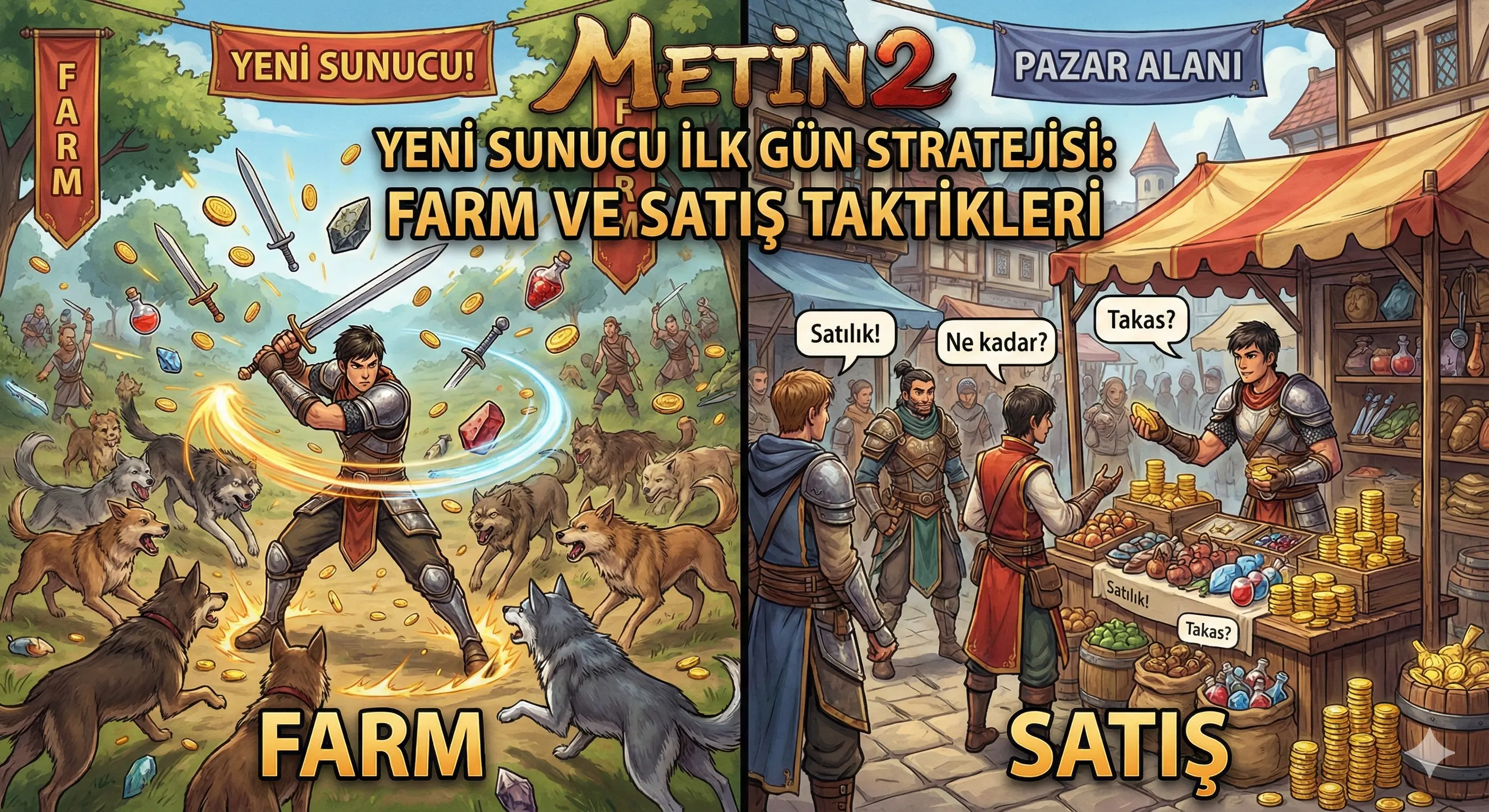 Metin2 Yeni Sunucu İlk Gün Rehberi: 24 Saatte Ekonomiyi Domine Etmek