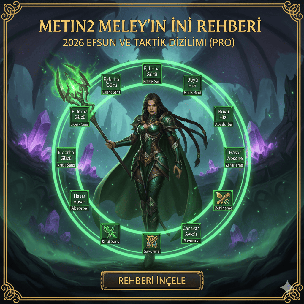 Meley'in İni Rehberi: 2026 Efsun ve Taktik Dizilimi (Pro)