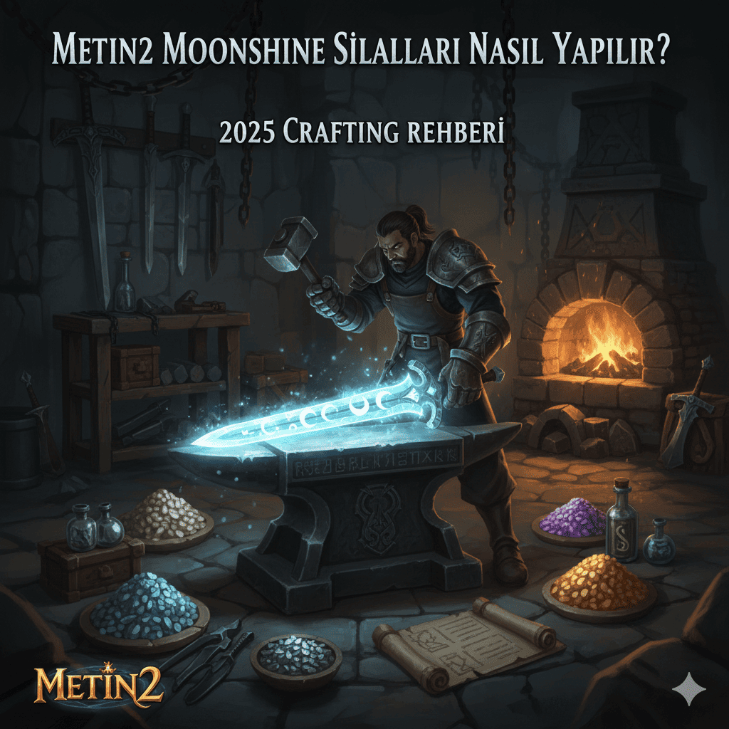 Metin2 Moonshine Silahları Nasıl Yapılır? 2025 Crafting Rehberi